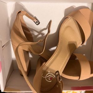 Brand New Tan Heels